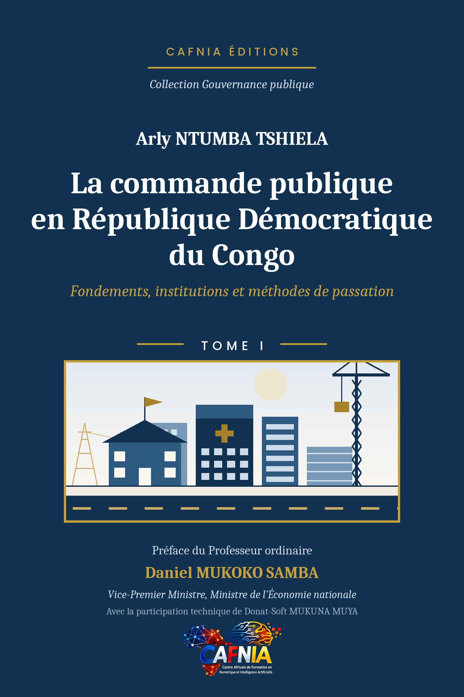 Page de garde — La commande publique en République Démocratique du Congo — Tome I : Fondements, institutions et méthodes de passation