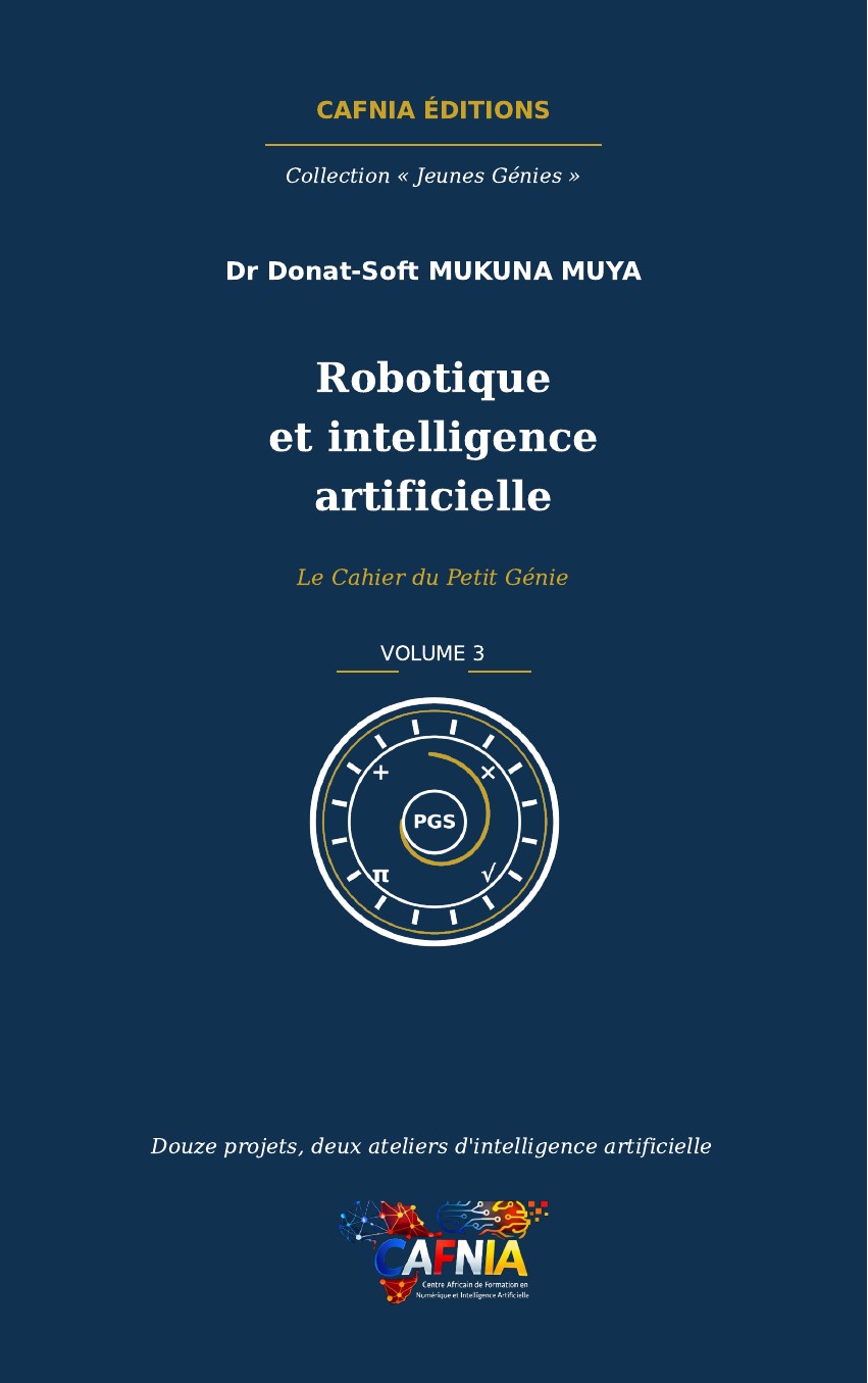 Page de garde — Robotique et intelligence artificielle — Volume 3